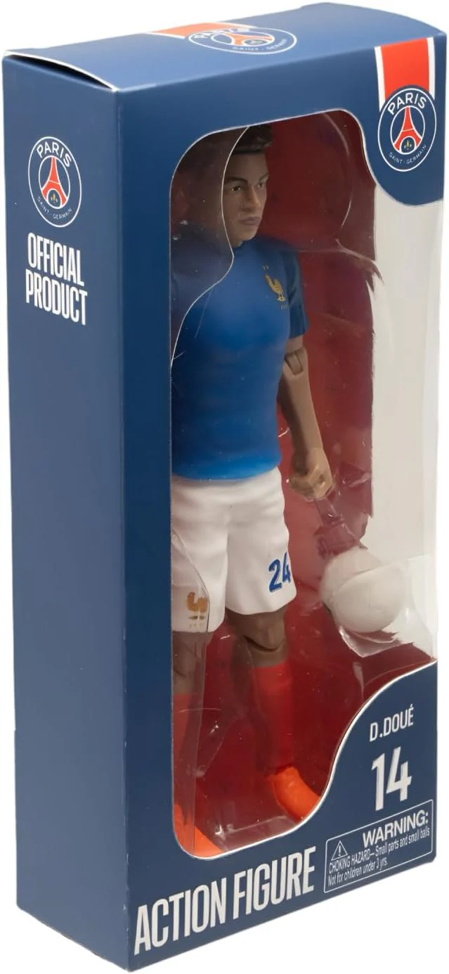 Sockers Banbo Toys Paris Saint-Germain Desire Doue 8" Collectible Soccer Action Figure - Image 4