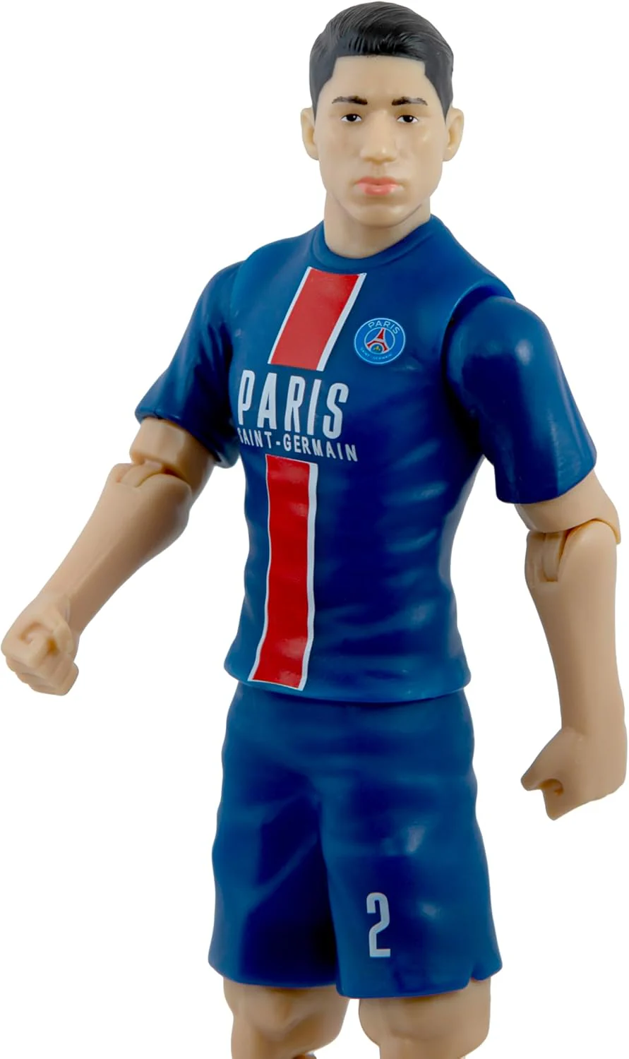 Sockers Banbo Toys Paris Saint-Germain Achraf Hakimi 8" Collectible Soccer Action Figure - Image 3
