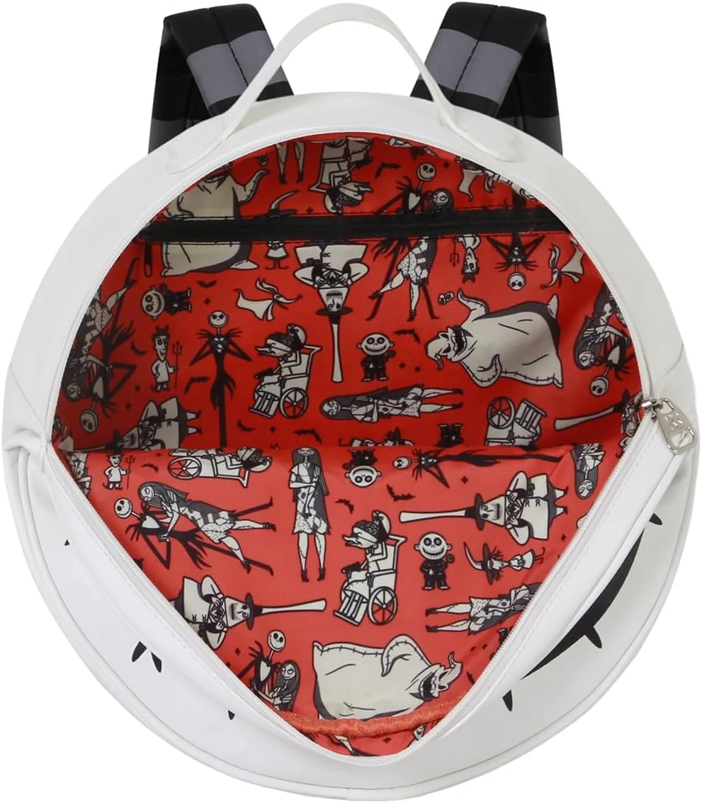 Disney Nightmare Before Christmas Bone-Runder Rucksack, Weiß - Image 4