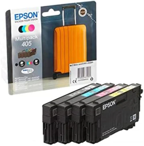 Epson 405 Suitcase Genuine Multipack, 4-colours Ink Cartridges, DURABrite Ultra Ink - Image 6