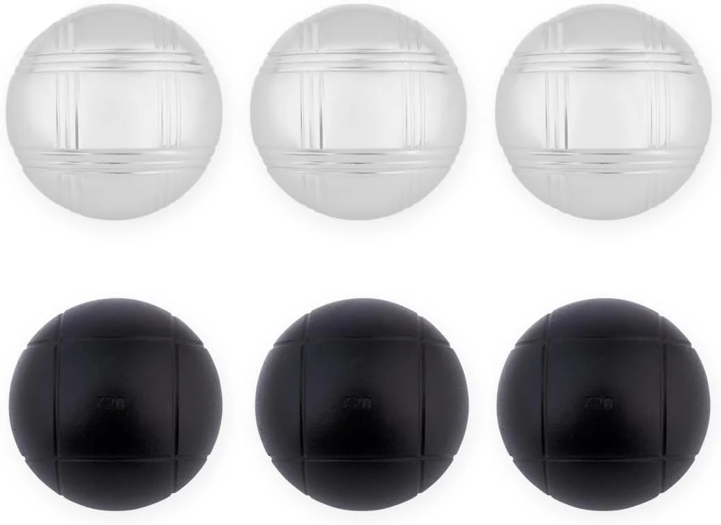 Engelhart - 010207 - bouleset, 6-delig, zwart/zilver - boules - spelletjes - tuinspellen, buitenspellen - Image 8
