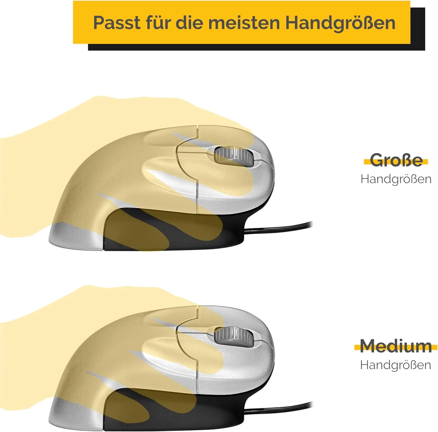 Bakker Elkhuizen BNEGMW GRIP Vertical mouse GripMouse 3 keys/scroll wheel/wireless - Image 5
