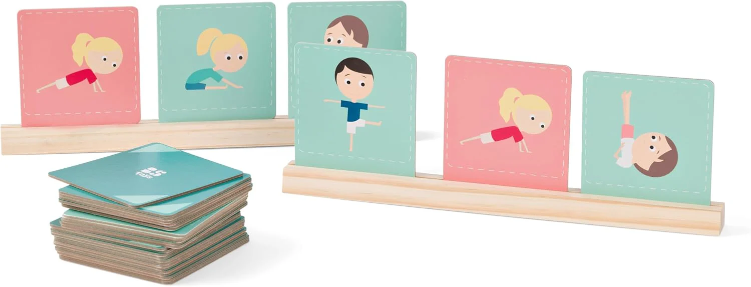 BS Toys – Imitatiespel en observatie – 30 kaarten en 4 bases – 3-4 spelers – vanaf 4 jaar - Image 2