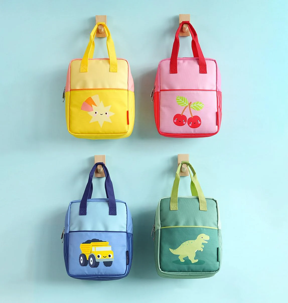 A Little Lovely Company - Little Square Backpack - Dump Truck - Toddler - Image 2