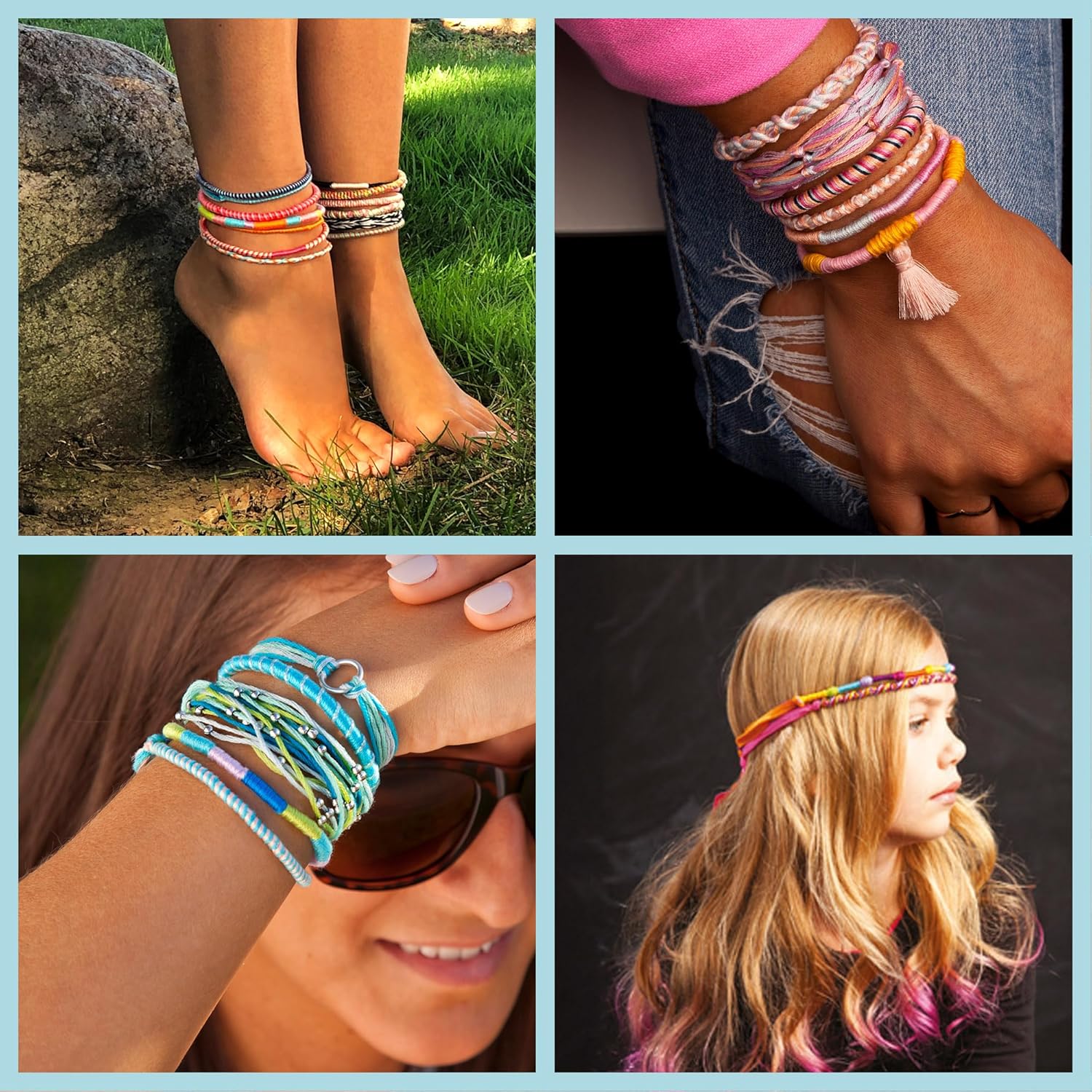 Goliath – LOOPDEDOO, Bracelet Maker voor Kinderen vanaf 8 Jaar, Eenvoudig en leuk weefgetouw, 12 draden 100% katoen inbegrepen, Creatieve activiteit voor jongens & meisjes, Cadeau-idee - Image 7