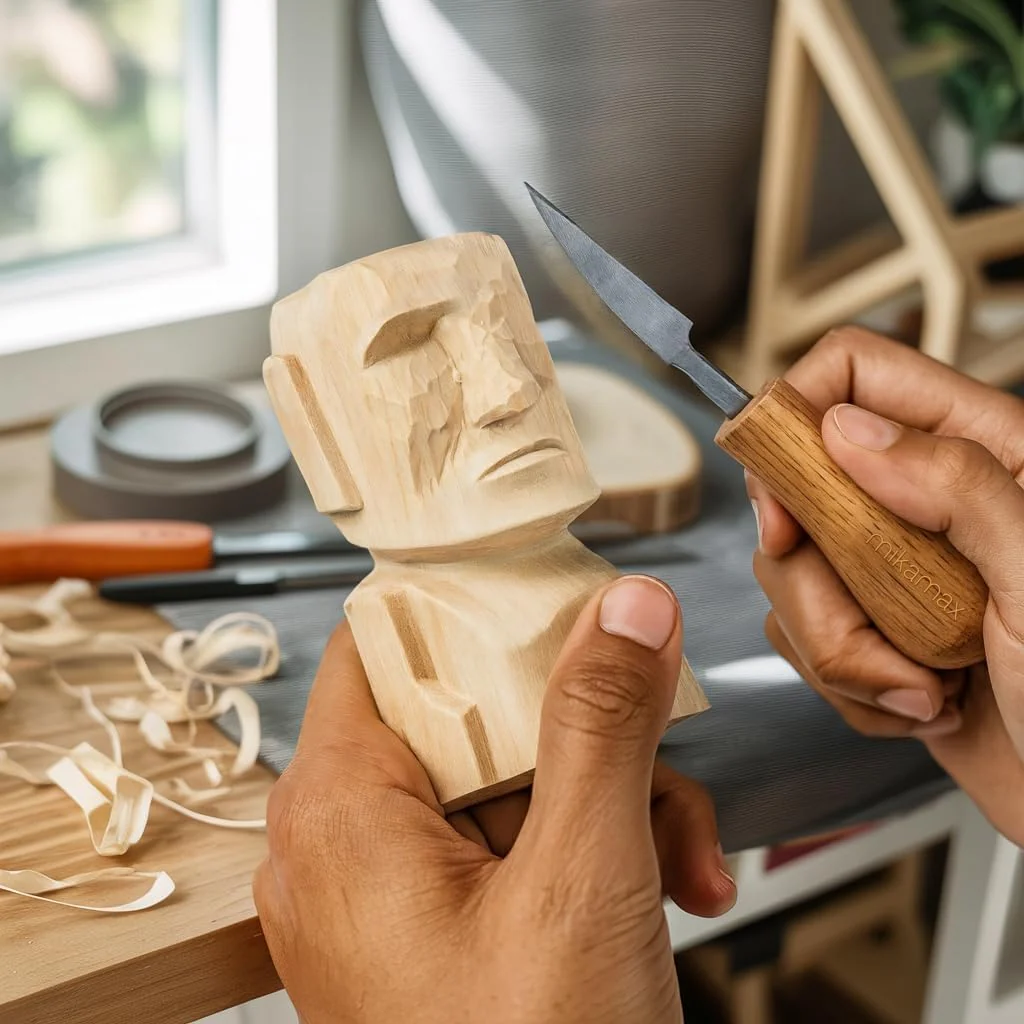Mikamax - Moai Wood Carving Kit - Image 2
