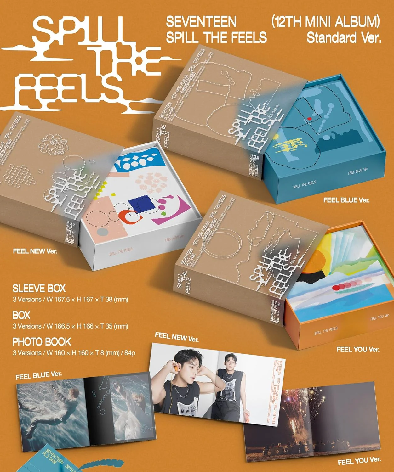 SEVENTEEN 12th Mini SPILL THE FEELS （韓国盤） - Image 3