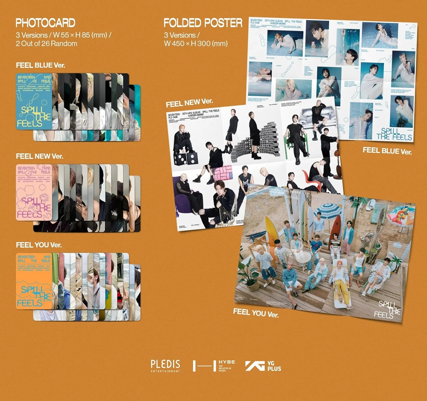 SEVENTEEN 12th Mini SPILL THE FEELS （韓国盤） - Image 4