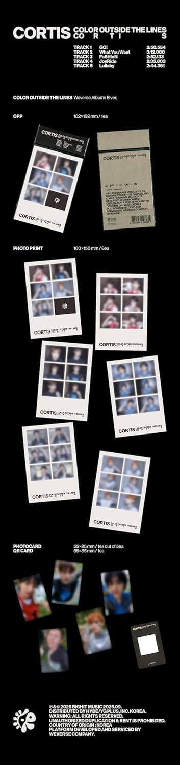 Cortis - Color outside the lines (weverse albums ver.) (Digital Only: DC) - Image 2