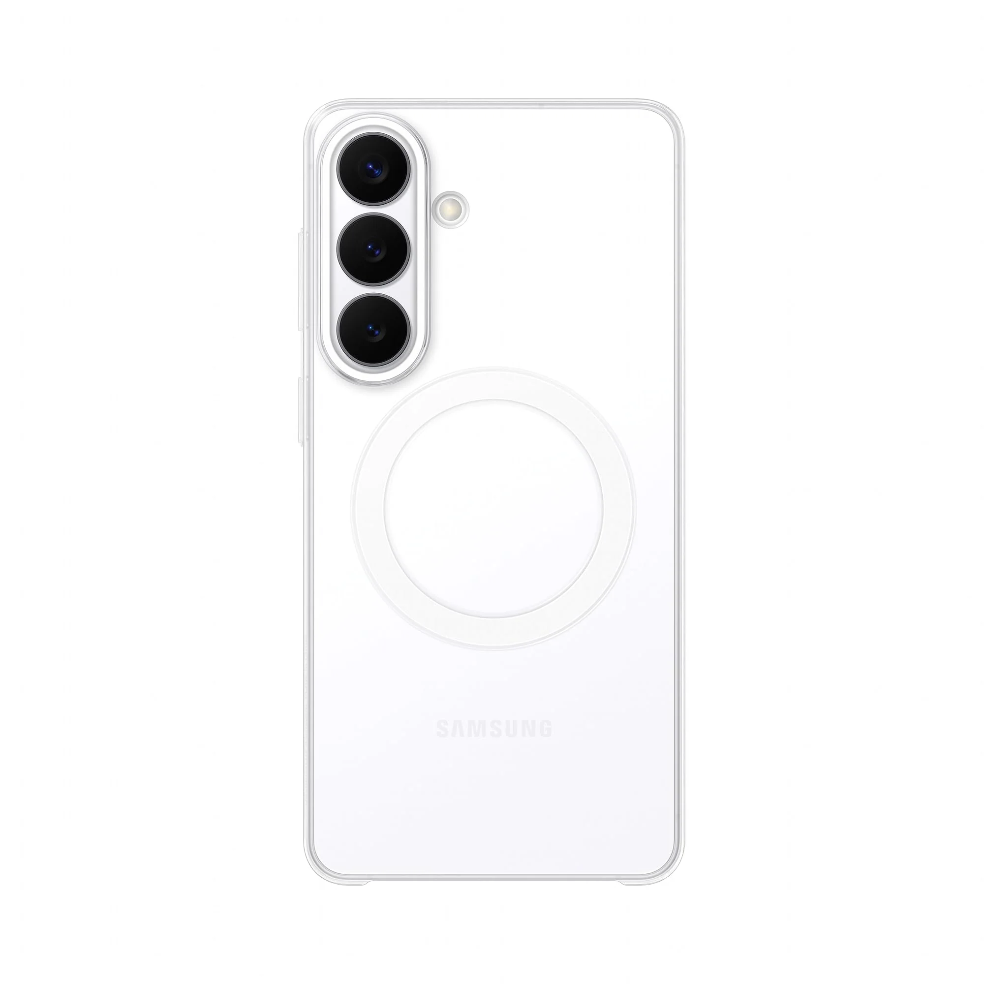 Samsung Clear Magnet Case cover magnetica trasparente con tecnologia Magnetic Power Profile Galaxy S26+
