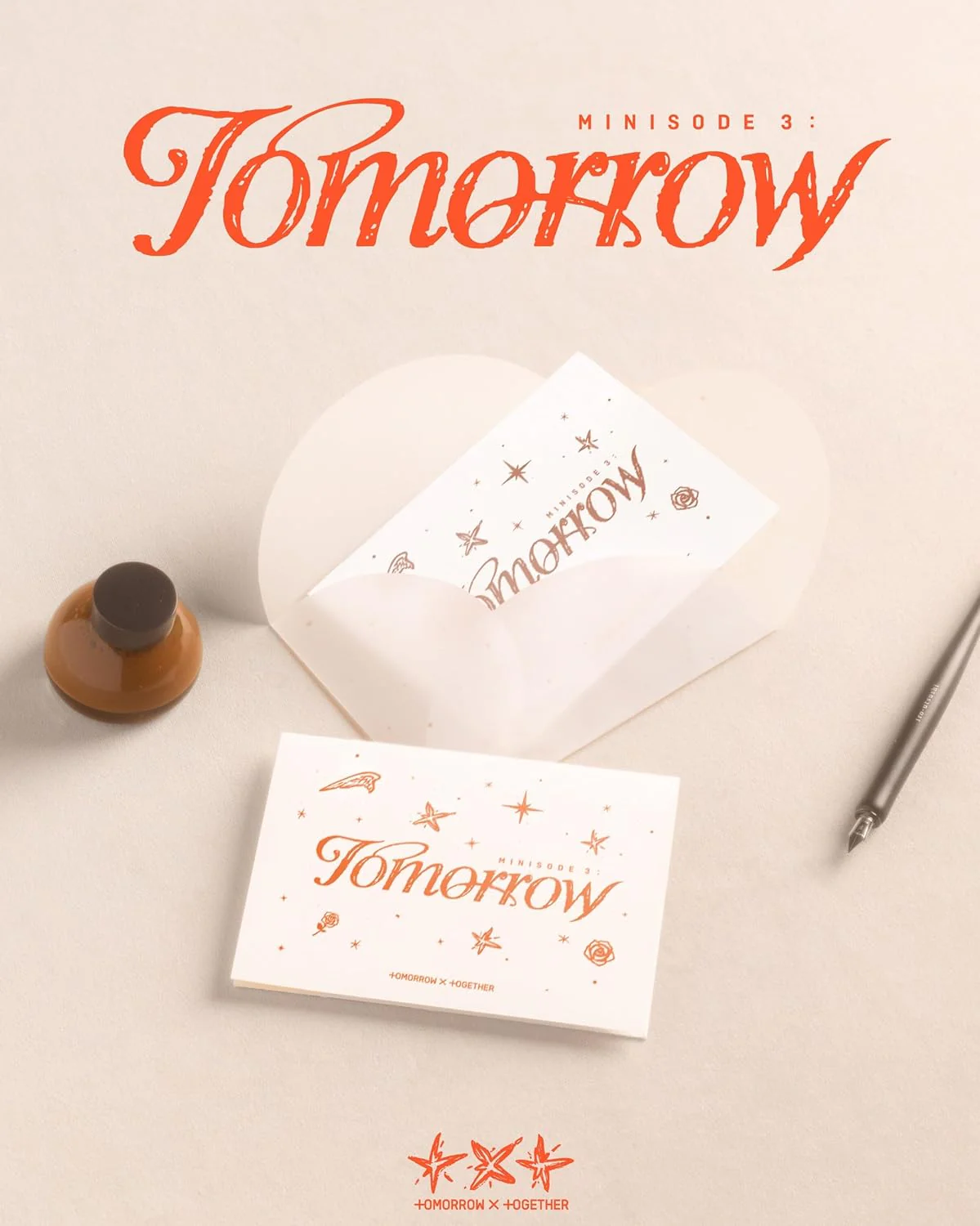 TOMORROW X TOGETHER (TXT) - MINISODE 3: TOMORROW (WEVERSE ALBUMS VER.) A VERSION (Beige) - Image 2