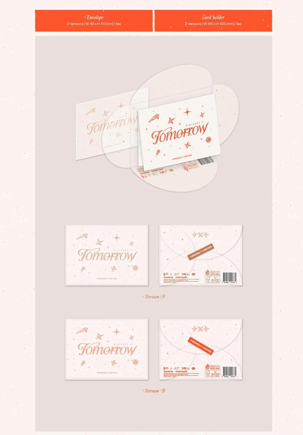TOMORROW X TOGETHER (TXT) - MINISODE 3: TOMORROW (WEVERSE ALBUMS VER.) A VERSION (Beige) - Image 7