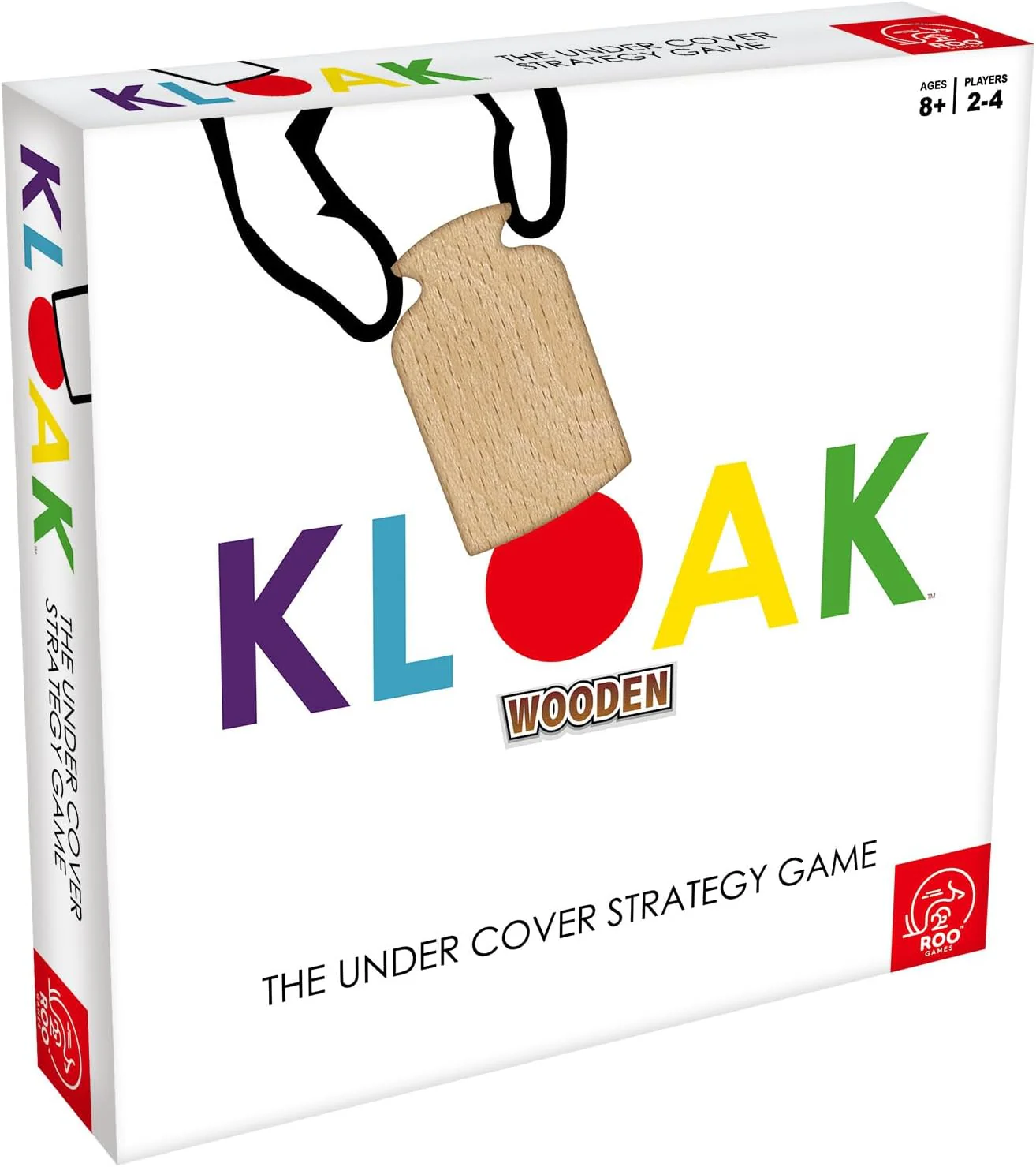 Roo Games KLOAK - All Wooden Strategy Board Games for Adults & Kids, 2-4 Players, Family Games, Popular Games for Ages 8+, Stimulates Critical Thinking, Durable Hardwood Components - Image 5