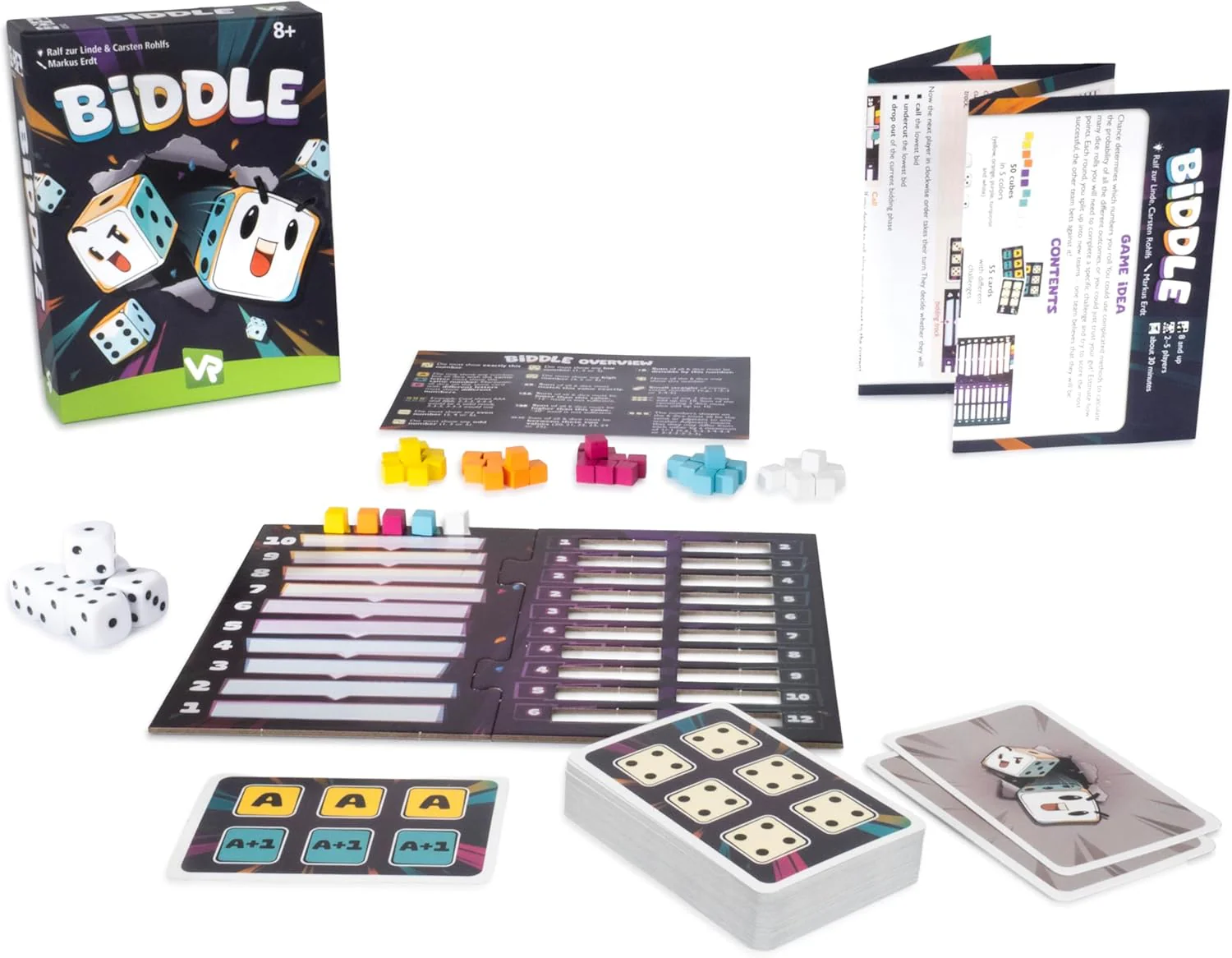Biddle Semi-Cooperative Bluffing and Betting Card Game, for 2–5 Players, Ages 8+ - Image 6