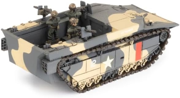 UBX46 Flames Of War 15MM - LVT(4) Amtrac Section - Image 2