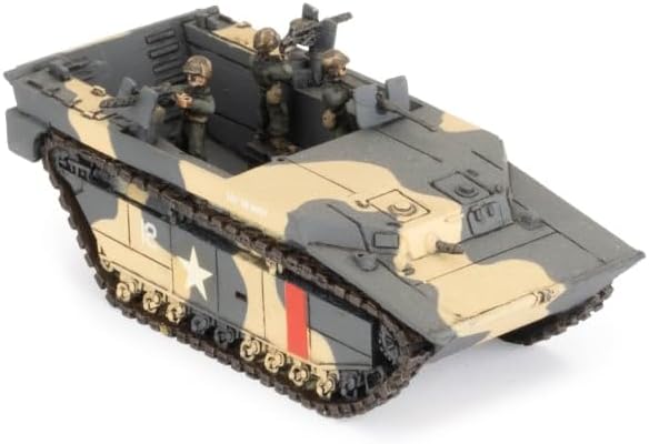 UBX46 Flames Of War 15MM - LVT(4) Amtrac Section - Image 3