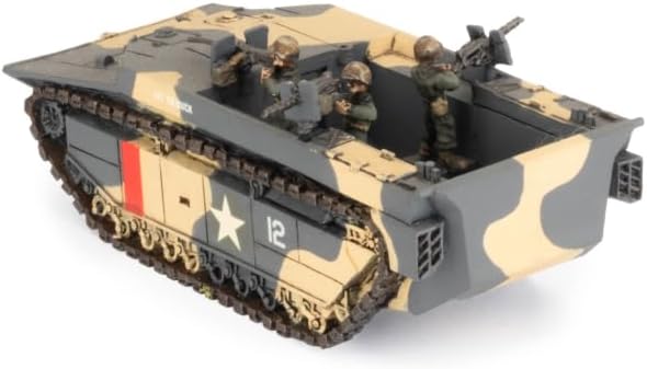 UBX46 Flames Of War 15MM - LVT(4) Amtrac Section - Image 4