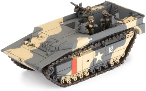 UBX46 Flames Of War 15MM - LVT(4) Amtrac Section - Image 5