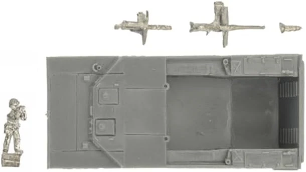 UBX46 Flames Of War 15MM - LVT(4) Amtrac Section - Image 6