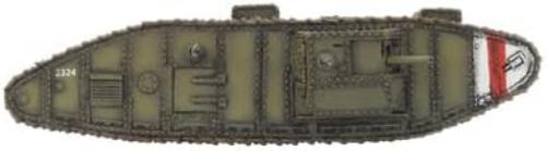 Flames of War The Great War British Mk V* Tank GBR100 WWI 15mm - Image 2
