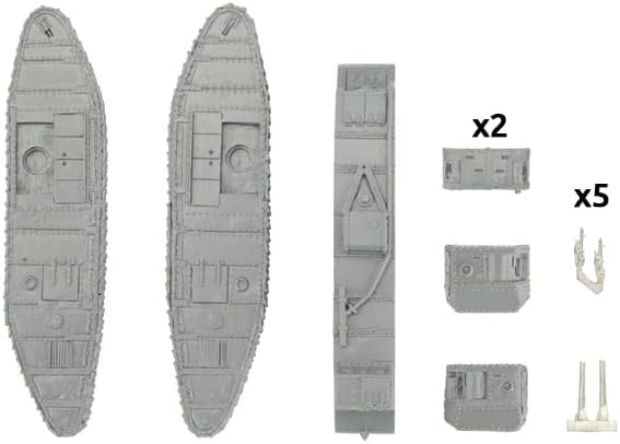 Flames of War The Great War British Mk V* Tank GBR100 WWI 15mm - Image 3