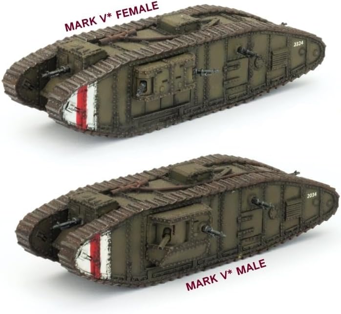 Flames of War The Great War British Mk V* Tank GBR100 WWI 15mm - Image 6