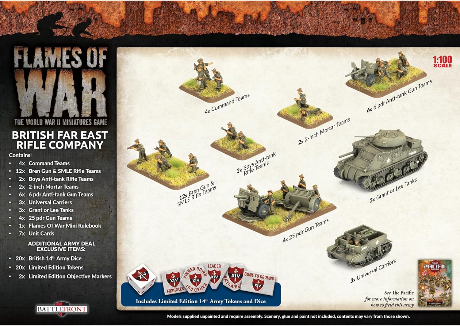 Flames of War - British Rifle Company Army Deal - BRAB18 - Image 4