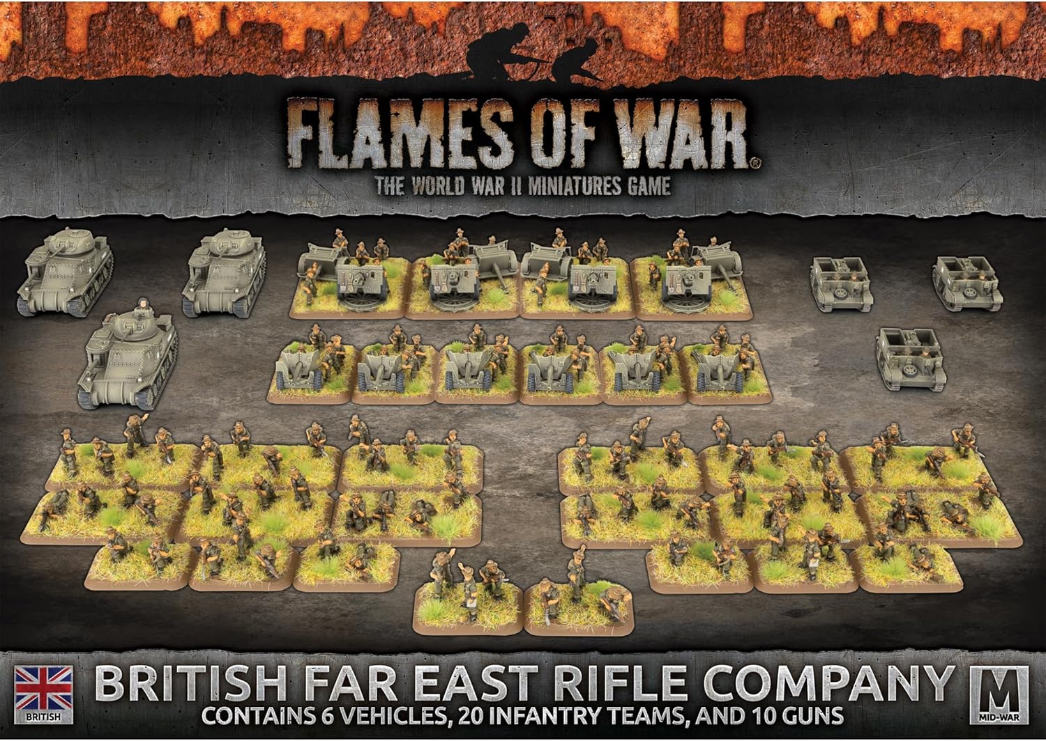 Flames of War - British Rifle Company Army Deal - BRAB18 - Image 5