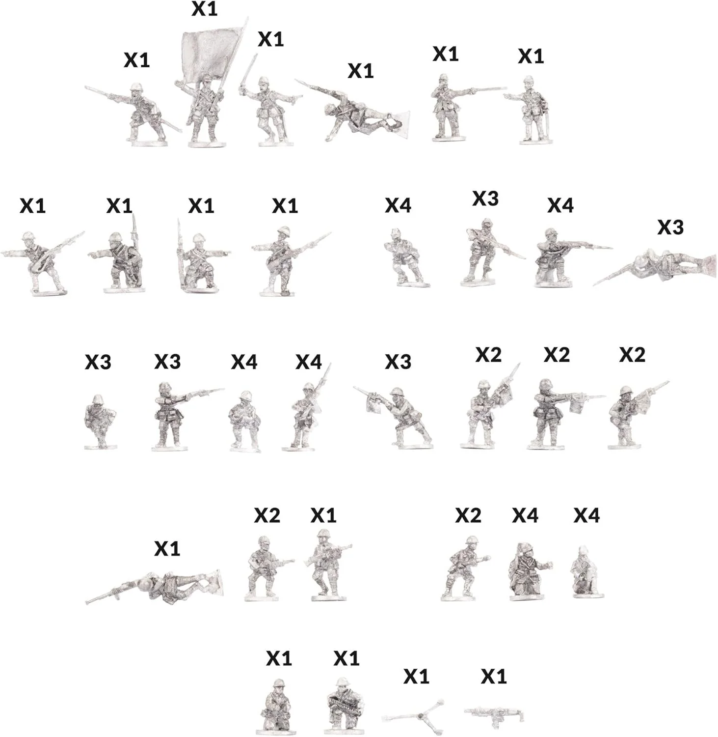 Infantry Platoon (x64 Figures - Image 4