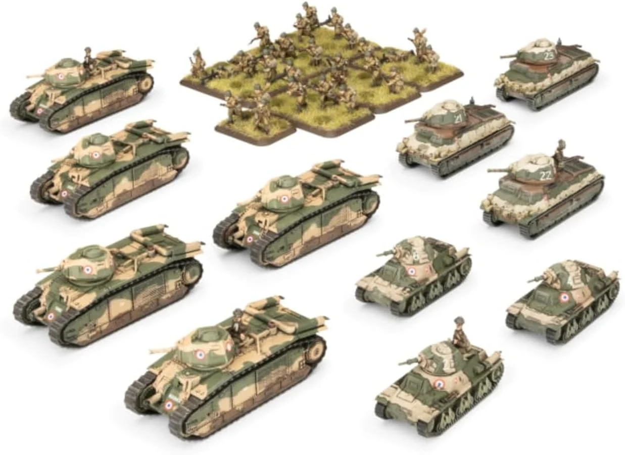 Flames of War: FRAB03 French Char B1 bis Combat Company (plastic - Image 3