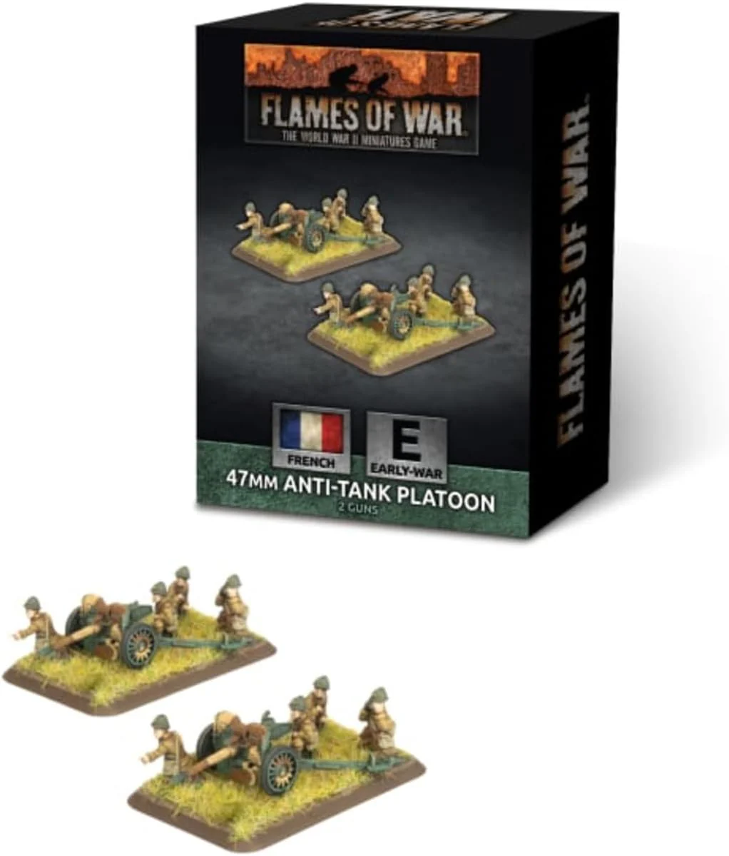 Flames of War: FRX15 APX 47mm mle 1937 Anti-tank Platoon (x2 guns - Image 3
