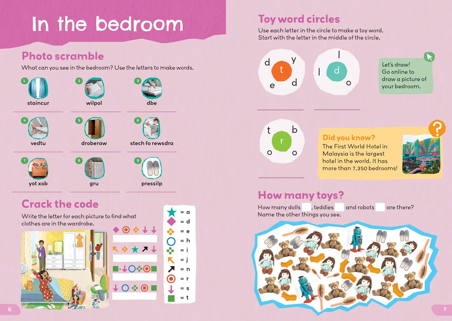 Collins 1000 English Words Activity Book: Our home - Image 2