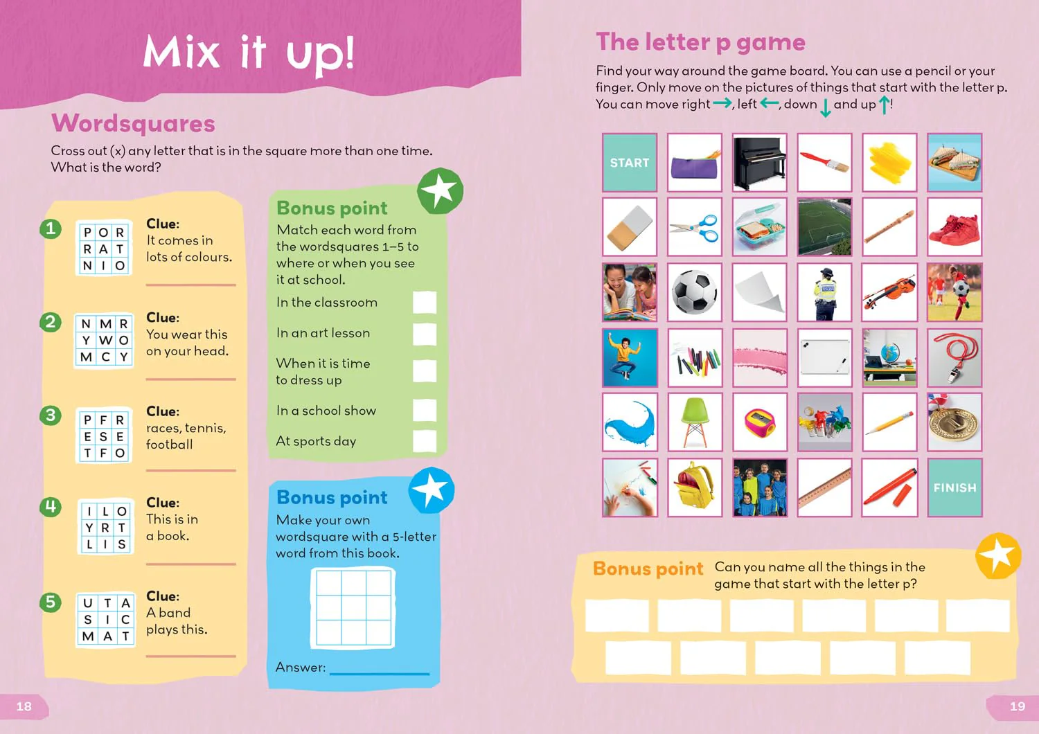 Collins 1000 English Words Activity Book: At school - Image 4