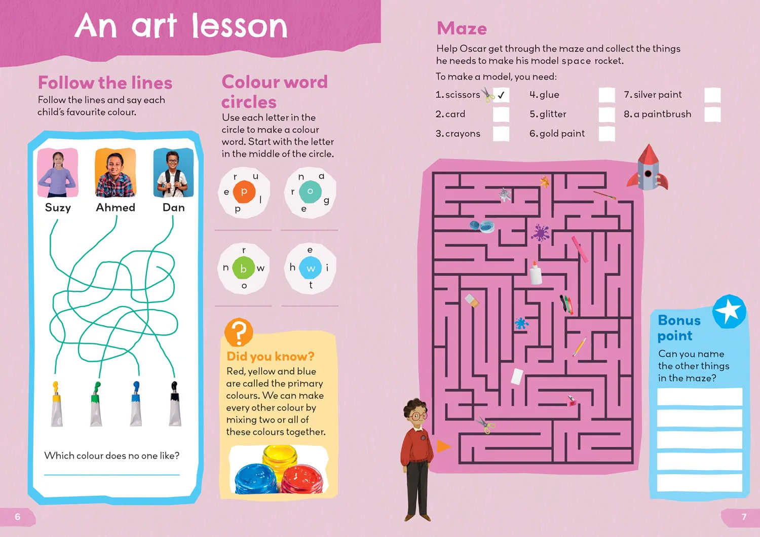 Collins 1000 English Words Activity Book: At school - Image 6