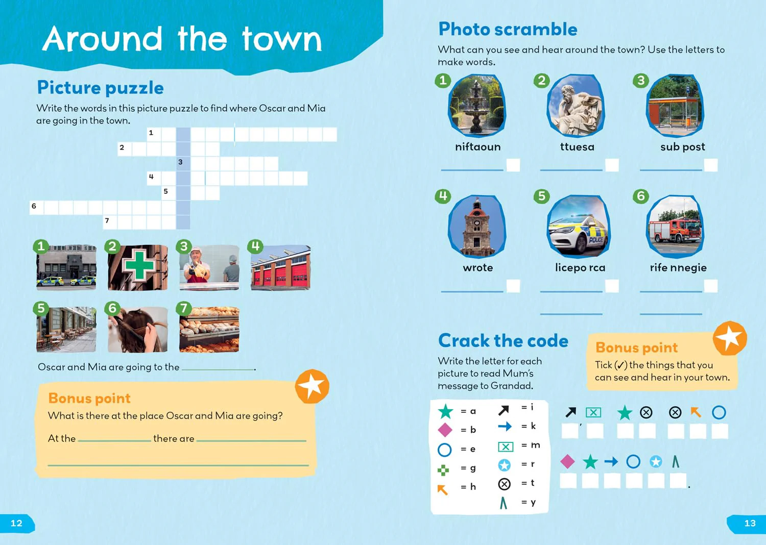 Collins 1000 English Words Activity Book: Out and about - Image 7