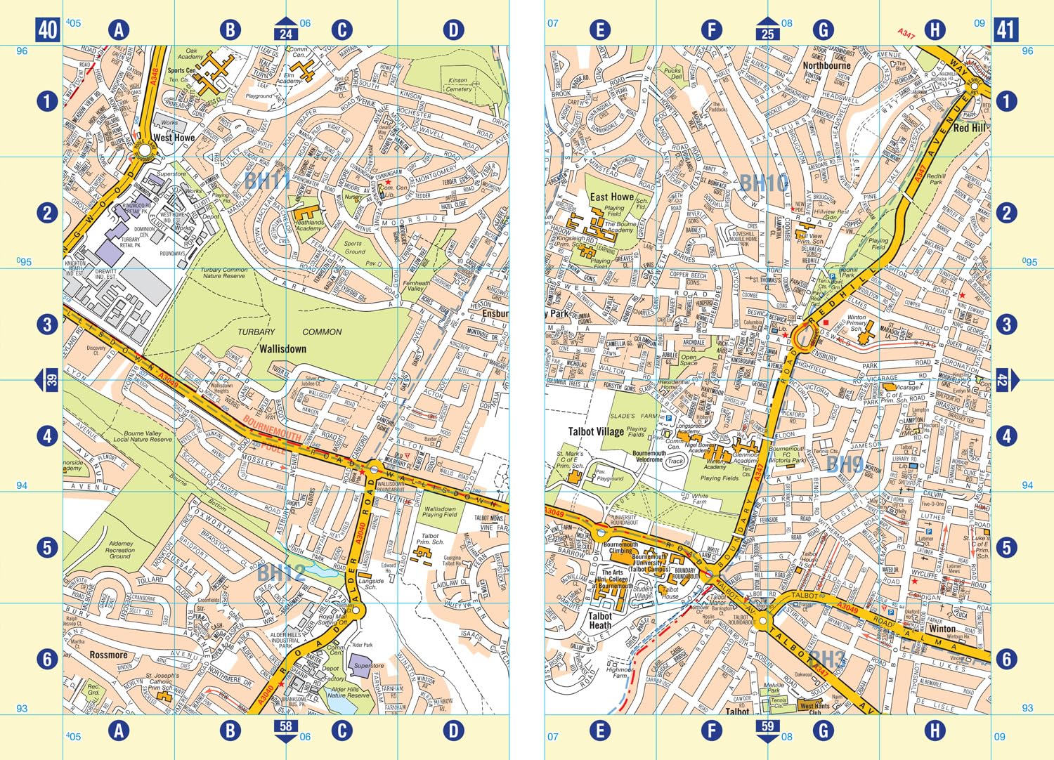 Bournemouth A-Z Street Atlas: Navigate your way around Bournemouth with ease using trusted mapping (A5 - Image 7