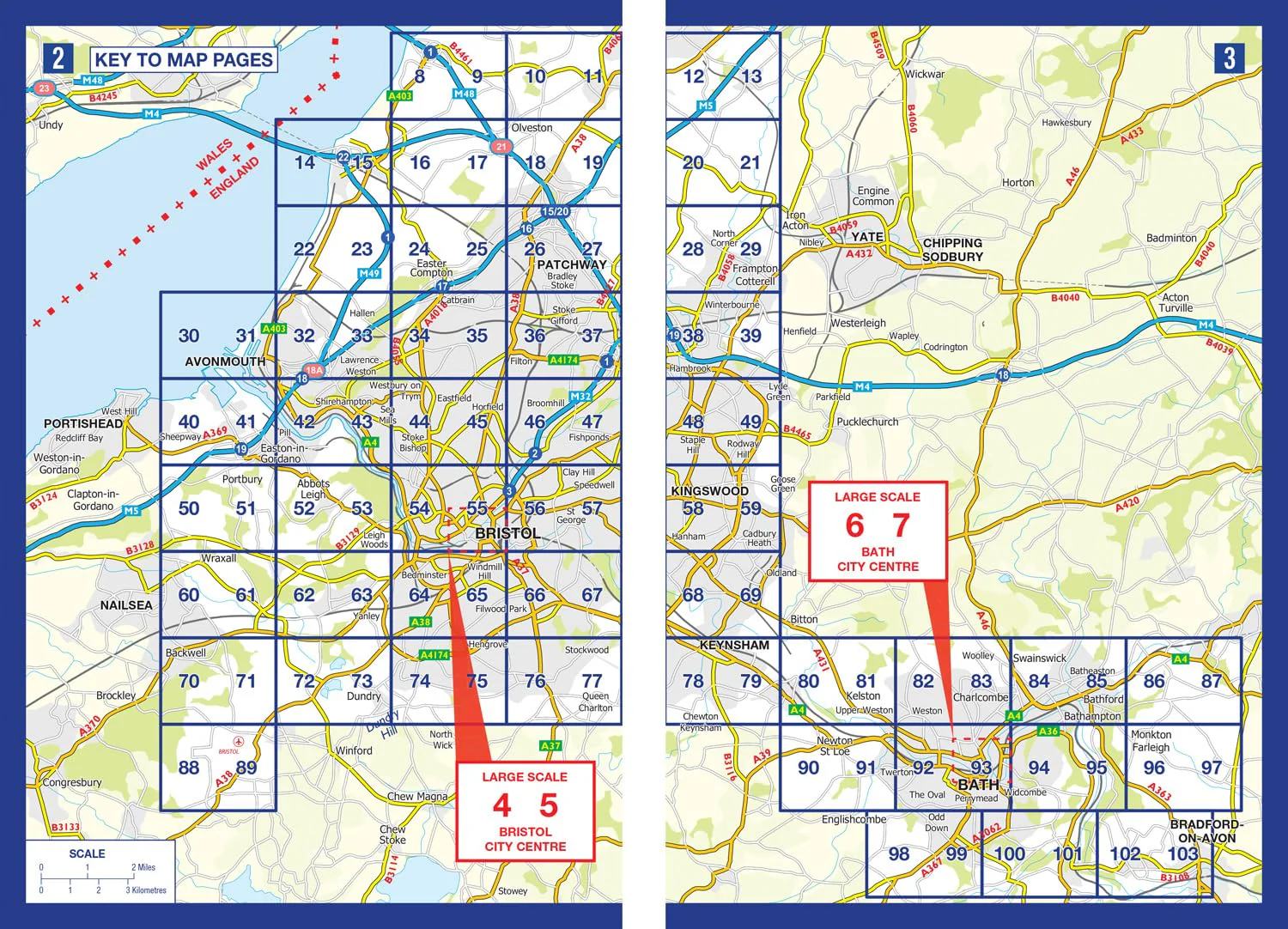 Bristol and Bath A-Z Street Atlas: Accurate street map for easy navigation (A5 - Image 3