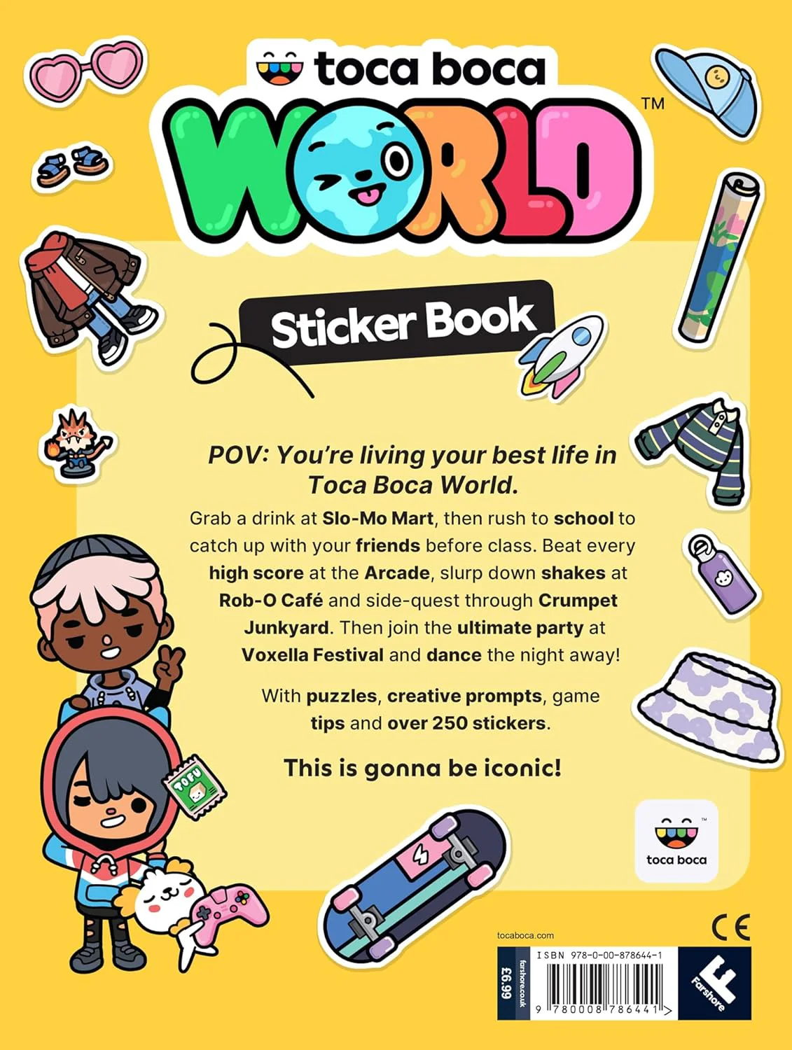 Toca Boca Sticker Book: Welcome To Toca Boca!: an official sticker book for fans of the Top 3 iPad app for kids. Perfect for children aged 8, 9, 10, 11, 12. NEW for 2026! - Image 3