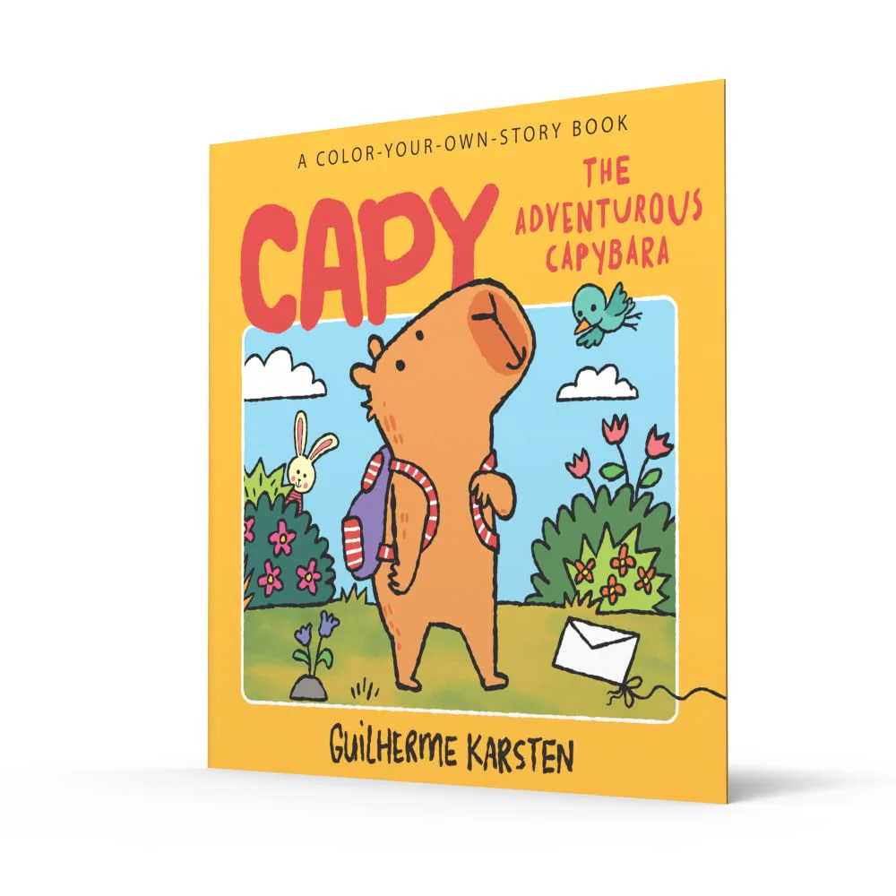 CAPY – The Adventurous Capybara: A Color-Your-Own-Story Book: A fun-filled capybara coloring book. The perfect gift for kids! - Image 2