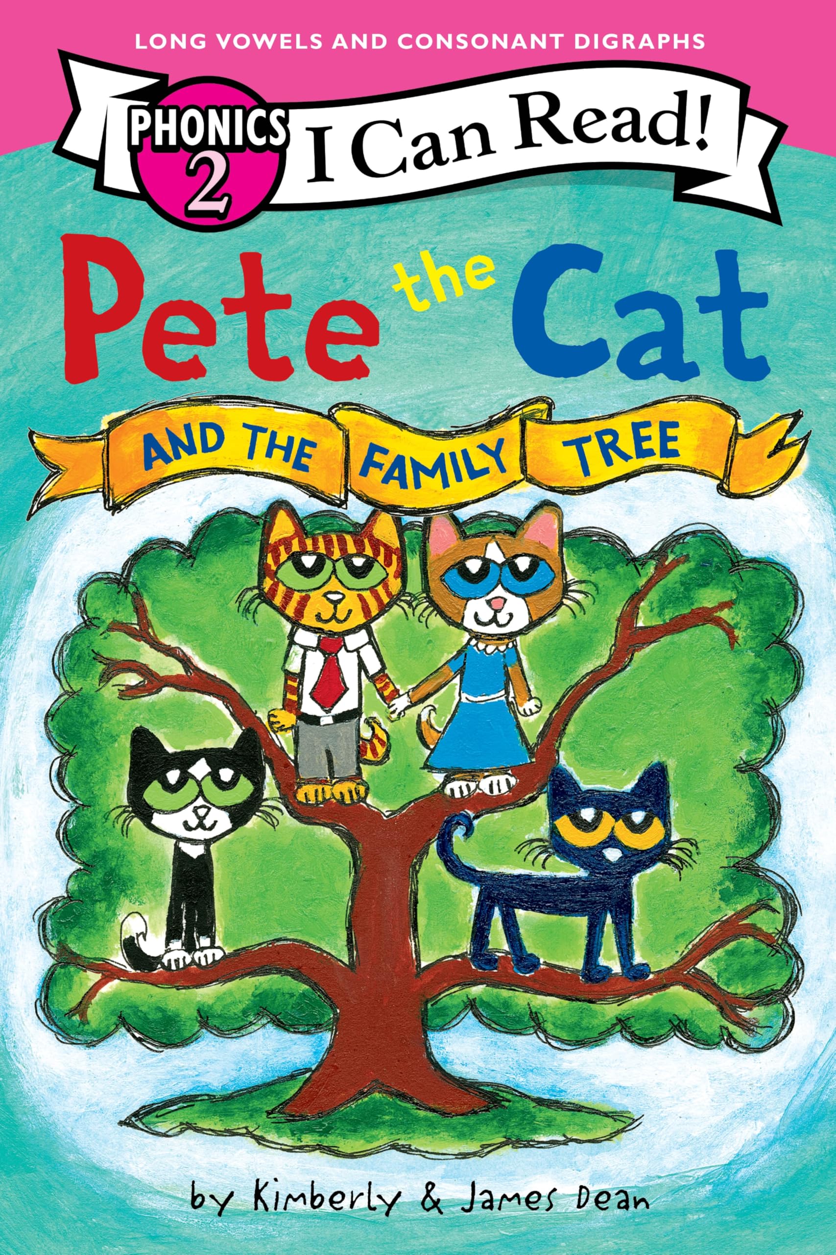 Pete the Cat and the Family Tree (I Can Read Phonics): Learn to Read with Pete the Cat in a Phonics-Based Story for Beginning Readers (Ages 4-8