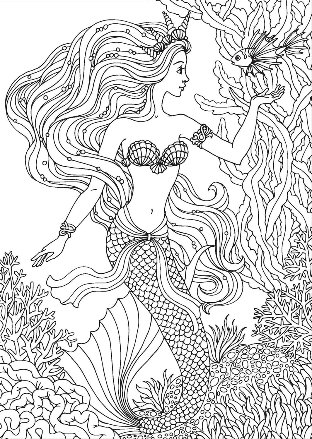 Magical Oceans: Color-your-own Mindful Poster Art - Image 3