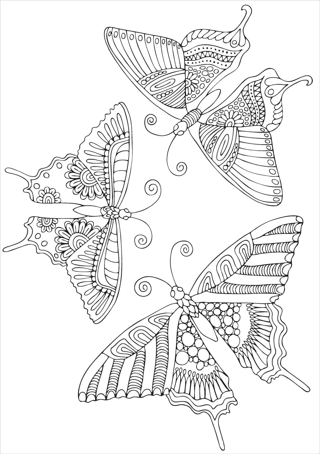 Beautiful Butterflies: Color-your-own Mindful Poster Art - Image 5