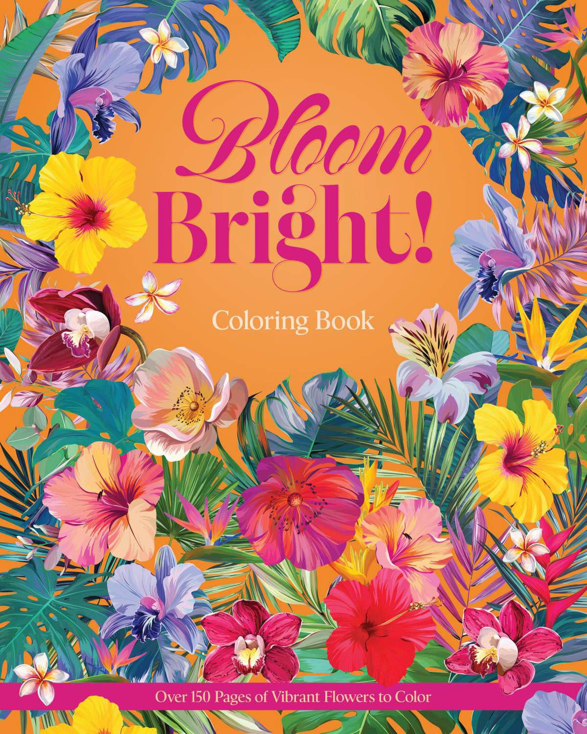 Bloom Bright!: A Coloring Book of Vibrant Flowers (Chartwell Deluxe Spredges Editions - Image 3
