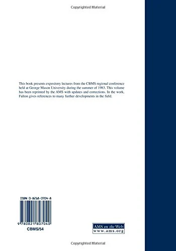 Introduction to Intersection Theory in Algebraic Geometry (Regional Conference Series in Mathematics,): Number Fifty-Four (CBMS Regional Conference Series in Mathematics - Image 2