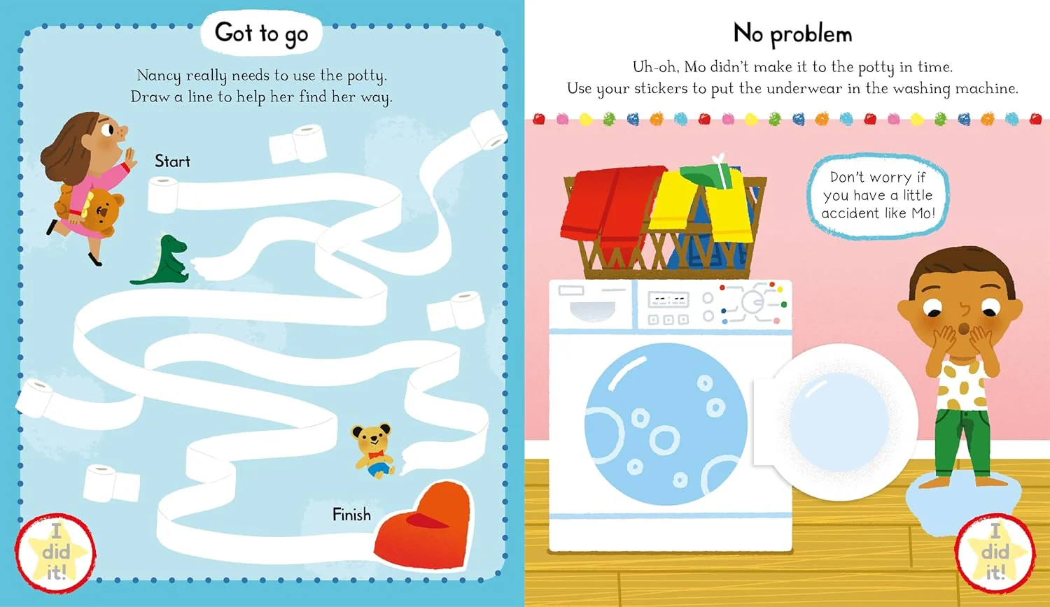 No More Diapers: Perfect for Potty Time, with Over 300 Stickers and a Reward Chart! (Campbell Big Steps - Image 4