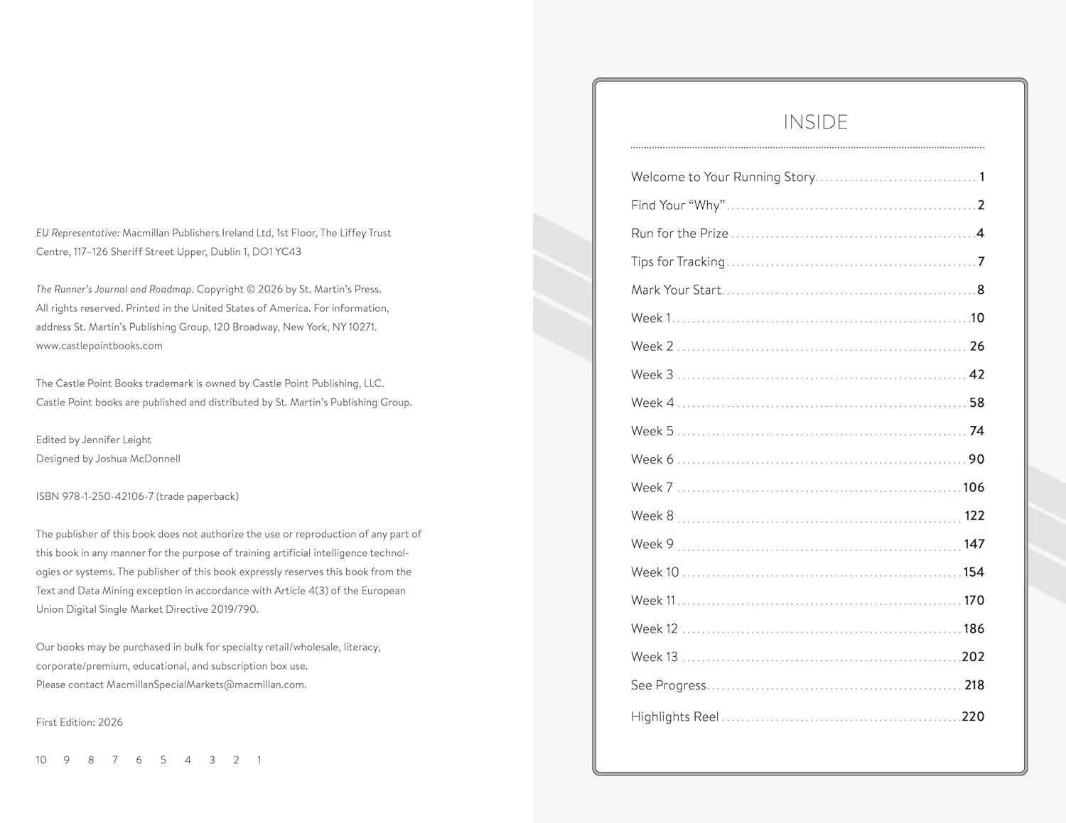 The Runner's Journal & Roadmap: Track. Progress. Achieve. Day by Day. - Image 2