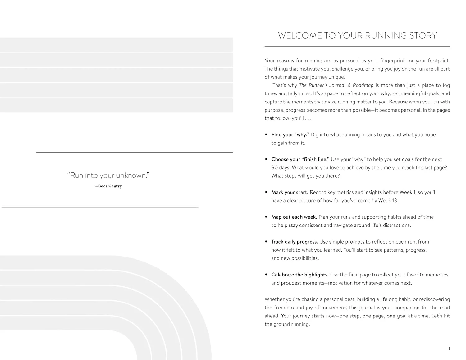The Runner's Journal & Roadmap: Track. Progress. Achieve. Day by Day. - Image 3