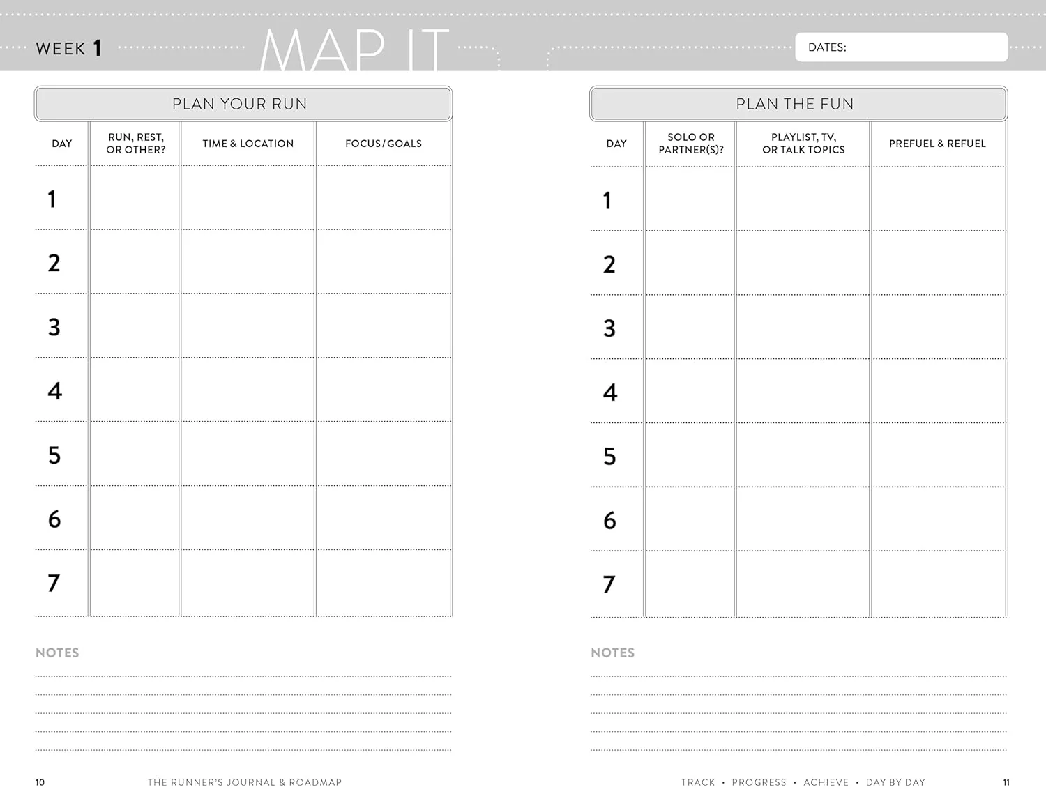 The Runner's Journal & Roadmap: Track. Progress. Achieve. Day by Day. - Image 6