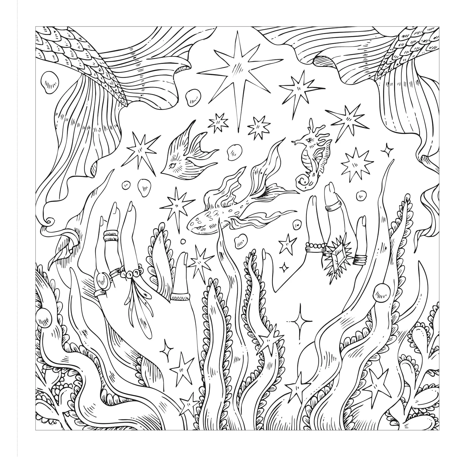 Starcana: Wavesong: A Coloring Book of Moontide Magic - Image 3