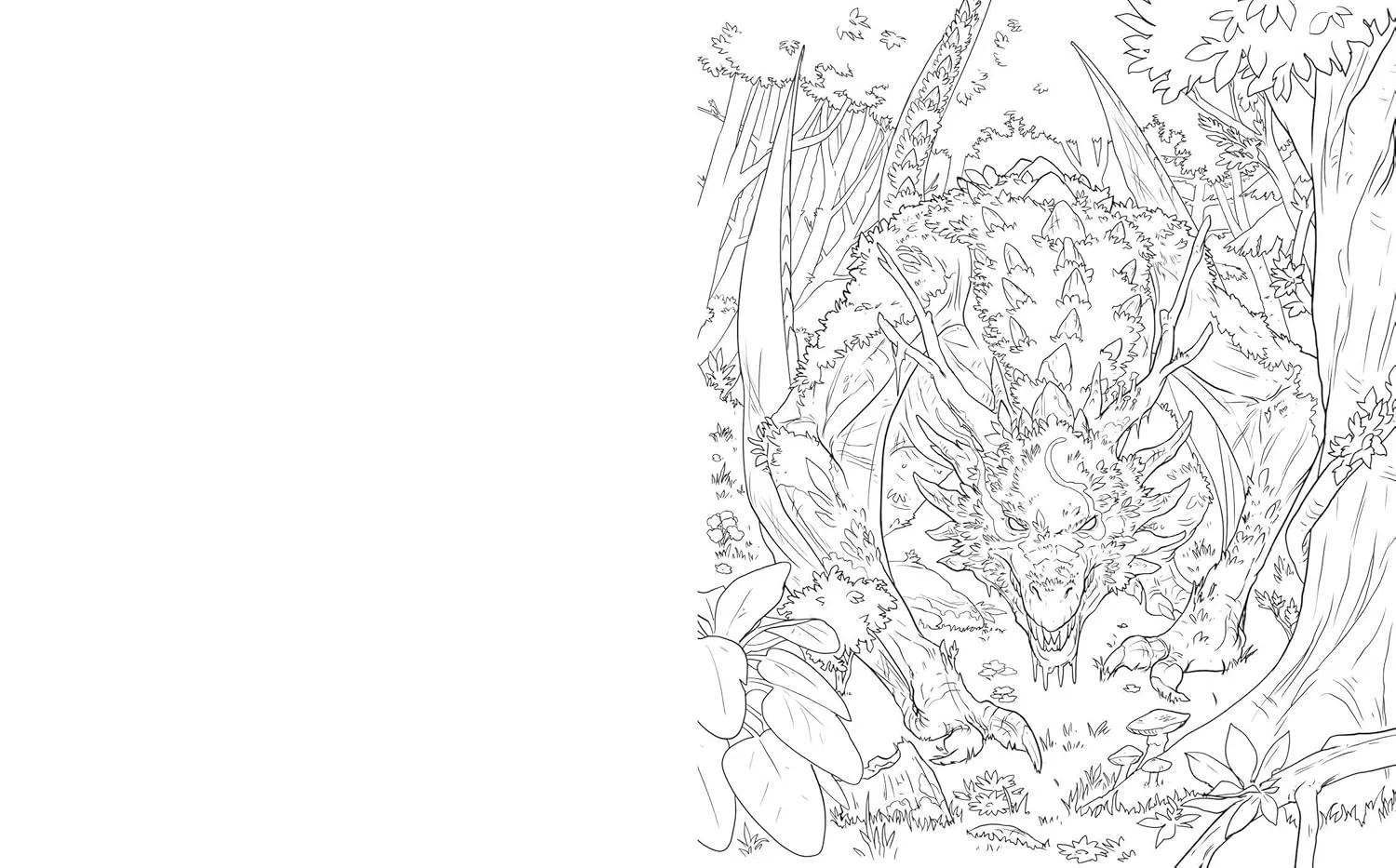 The Dragoncore Coloring Book: Features 40 Illustrations of Fantasy's Most Legendary Monster (Sirius Creative Coloring - Image 2